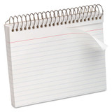 Oxford™ Spiral Index Cards, Ruled, 4 X 6, White, 50/pack 40283EE