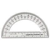 Charles Leonard® PROTRACTOR,6" PLASTIC,CR 77106