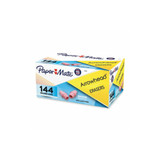 Paper Mate® Arrowhead Eraser Caps, For Pencil Marks, Pink, 144/box 73015