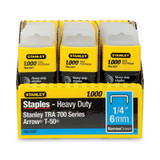 Stanley® STAPLES,F-TR100,.25",1MBX TRA704T USS-BOSTRA704T