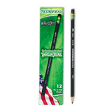 Ticonderoga® Pencils, Hb (#2), Black Lead, Black Barrel, Dozen X13953 USS-DIX13953