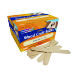 Creativity Street® Natural Wood Craft Sticks, 6 x 0.75, 500/Box PAC3776-01