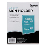 NuDell™ FRAME,8.5X11WALL SIGN,CLR 37085Z