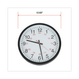 Universal® CLOCK,12-24HR,12.50",BK UNV10441 USS-UNV10441