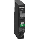 Square D QO 20A Single-Pole CAFCI Mini Dual Function Circuit Breaker QO120PAFC