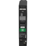 Square D QO 15A Single-Pole CAFCI Mini Dual Function Circuit Breaker QO115PAFC 536216