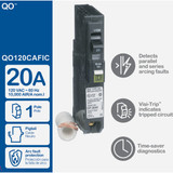 Square D QO 20A Single-Pole CAFCI Combination Arc Fault Breaker