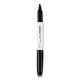 Universal™ Pen Style Dry Erase Marker, Fine Bullet Tip, Black, Dozen UNV43671 USS-UNV43671