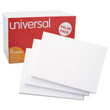 Universal® Unruled Index Cards, 4 X 6, White, 500-pack UNV47225 USS-UNV47225