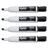 EXPO® Magnetic Dry Erase Marker, Broad Chisel Tip, Black, 4-pack 1944729 USS-SAN1944729