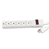 Innovera® Power Strip, 6 Outlets, 15 ft Cord, Ivory IVR73315 USS-IVR73315