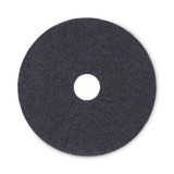 Boardwalk® Stripping Floor Pads, 17" Diameter, Black, 5/carton BWK4017BLA