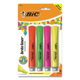 BIC® HILIGHTER,BRITE,4/ST,AST BLMGP41 AST