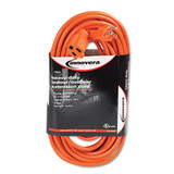 Innovera® Indoor/Outdoor Extension Cord, 50 ft, 13 A, Orange IVR72250