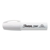 Sharpie® Permanent Paint Marker, Extra-Broad Chisel Tip, White 35568