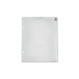 Oxford™ Zippered Ring Binder Pocket, 10.5 x 8, Clear 68504