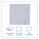 NAPKINS,17X17,DINNER,WH