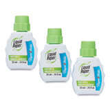 Paper Mate® Liquid Paper® FLUID,CORR,FSTDRY,3PK,WE 5643115