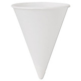 SOLO® CUP,CONICAL,RLD RIM,4OZ 4BR-2050