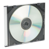 Innovera® Cd-dvd Slim Jewel Cases, Clear-black, 100-pack IVR85800 USS-IVR85800
