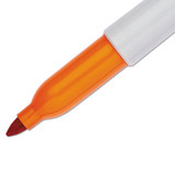 Sharpie® Fine Tip Permanent Marker, Fine Bullet Tip, Orange, Dozen 30006 USS-SAN30006