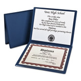 Oxford™ Diploma Cover, 12.5 x 10.5, Navy 44212EE