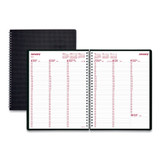 Brownline® PLANNER,WKLY, DURAFLX,BK CB950V.BLK