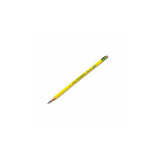 Ticonderoga® Pencils, H (#3), Black Lead, Yellow Barrel, Dozen X13883