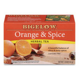 Bigelow® Orange And Spice Herbal Tea, 28/box RCB00398