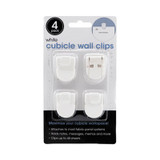 CLIP,WALL PANEL,4PK,WH