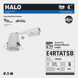 Halo Air-Tite 4 In. Remodel IC/Non-IC Rated Recessed Light Fixture