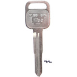 ILCO Honda Nickel Plated Automotive Key, B74 / X198 (10-Pack) AF01256002