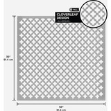 M-D Building Products 36 In. x 36 In. x .020 In. Mill Aluminum Sheet Cloverleaf