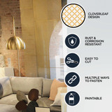 M-D 3x3 Mil Cloverleaf Sheet 57166 Pack of 3 260256