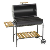 Kay Home Products 30 In. L. x 16 In. Dia. Black Charcoal Grill 20530DI