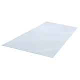 Plaskolite OPTIX 30" x 32" x 0.100 (1/10") Clear Acrylic Sheet Pack of 10