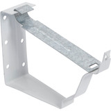 Amerimax K Style Galvanized White Snap-Lok Gutter Hanger Bracket Pack of 50