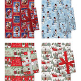 Paper Images Traditional 30 In. Christmas Gift Wrapping Paper Pack of 48