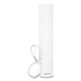 San Jamar® Small Pull-Type Water Cup Dispenser, For 5 Oz Cups, White C4160WH USS-SJMC4160WH