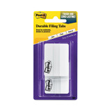Post-it® Tabs Lined Tabs, 1/5-Cut, White, 2" Wide, 50/Pack 686F-50WH