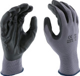 XLarge Foam Nitrile Palm Coated Polyester Gloves Dozen