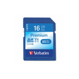 Verbatim® MEMORY,CARD,SDHC,16GB,BK 96808