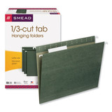 Smead Hanging Folders, Letter Size, 1-3-Cut Tabs, Standard Green, 25-Box 64035 USS-SMD64035
