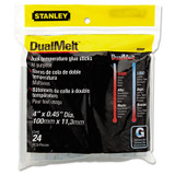Stanley® Dual Temperature Glue Sticks, 0.45" X 4", Dries Clear, 24/pack GS20DT