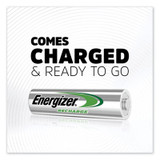 Energizer® Nimh Rechargeable Aa Batteries, 1.2 V, 4-pack NH15BP-4 USS-EVENH15BP4