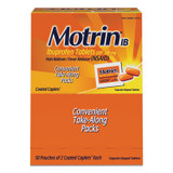 Motrin® IB Ibuprofen Tablets, Two-Pack, 50 Packs/box 48152