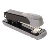 STAPLER,DSK,HALF STRIP,BK