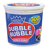 Dubble Bubble Bubble Gum, Original Pink, 300/tub CVT16403