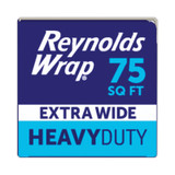 Reynolds Wrap® Heavy Duty Aluminum Foil Roll, 18" X 75 Ft, Silver PAC F28028 USS-RFPF28028