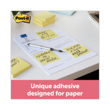 Post-it® Greener Notes NOTE,POST-IT,3X3,12-PK,YW 654-RP-YW USS-MMM654RPYW